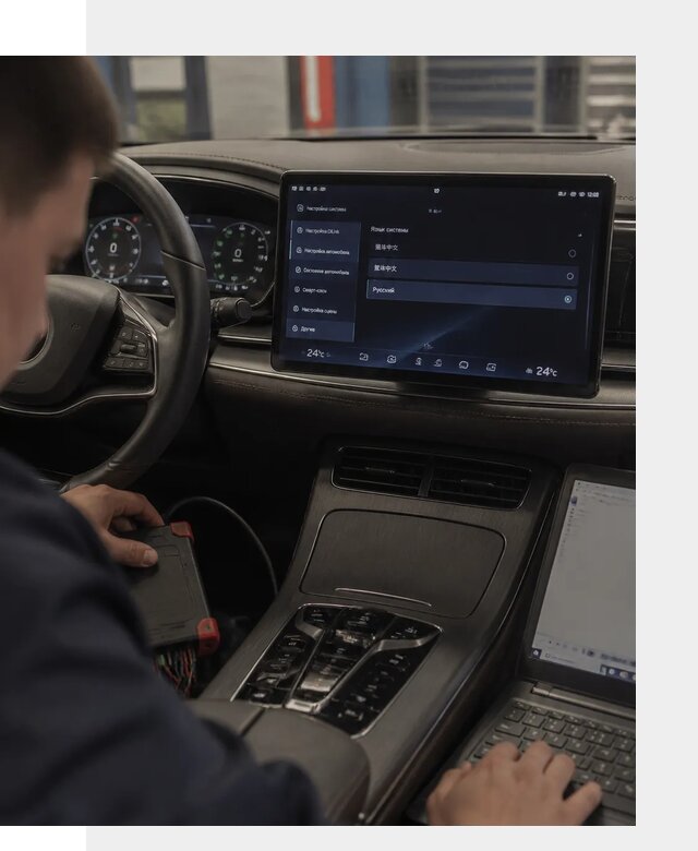 Русификация автомобиля BYD HAN для эксплуатации в Димитровграде